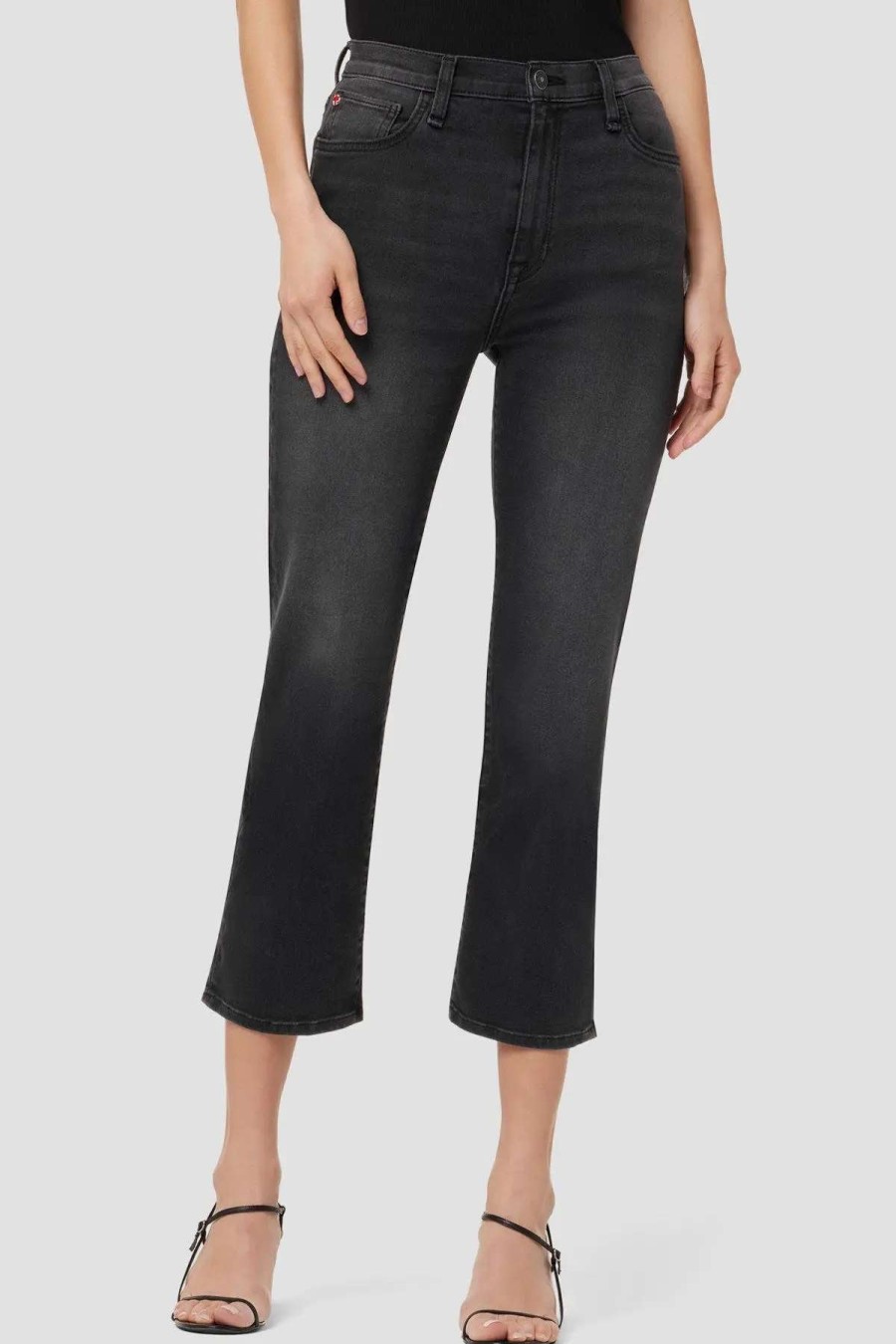 Clearance Hudson Jeans Noa High-Rise Straight Crop Jean Twin Flame