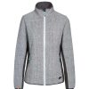 Hot Trespass Womens/Ladies Liggins Fleece Jacket ( ) Gray Marl