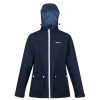 Online Regatta Womens/Ladies Baysea Tile Waterproof Jacket Navy