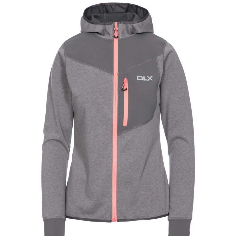 Clearance Trespass Womens/Ladies Jazmin Dlx Hoodie ( ) Platinum Marl