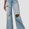 Hot Hudson Jeans Zoe High-Rise Wide Leg Jeans London Fog