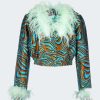 Best Andreeva Marilyn Jacket With Feathers Mint