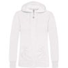 Hot B&C B&C Wonder Women Full Zip Hooded Sweatshirt / Hoodie ( ) White