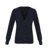 Best Premier Womens/Ladies Essential Acrylic Cardigan Navy