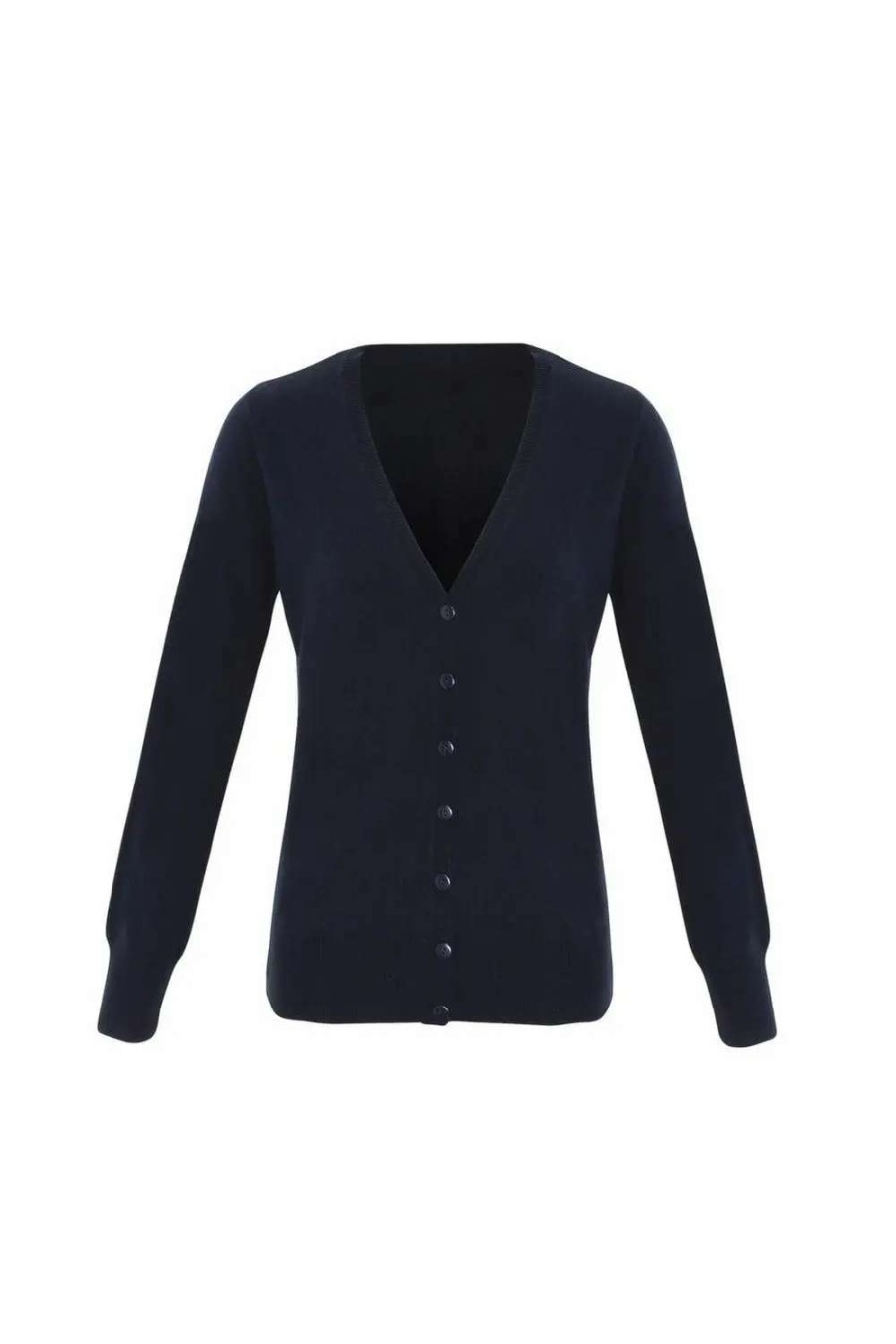 Best Premier Womens/Ladies Essential Acrylic Cardigan Navy