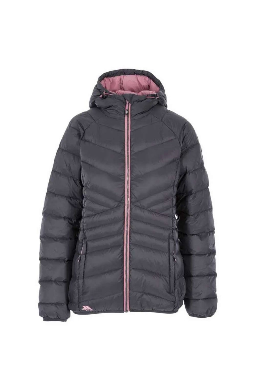 Online Trespass Womens/Ladies Julieta Faux Down Jacket ( ) Dark Gray