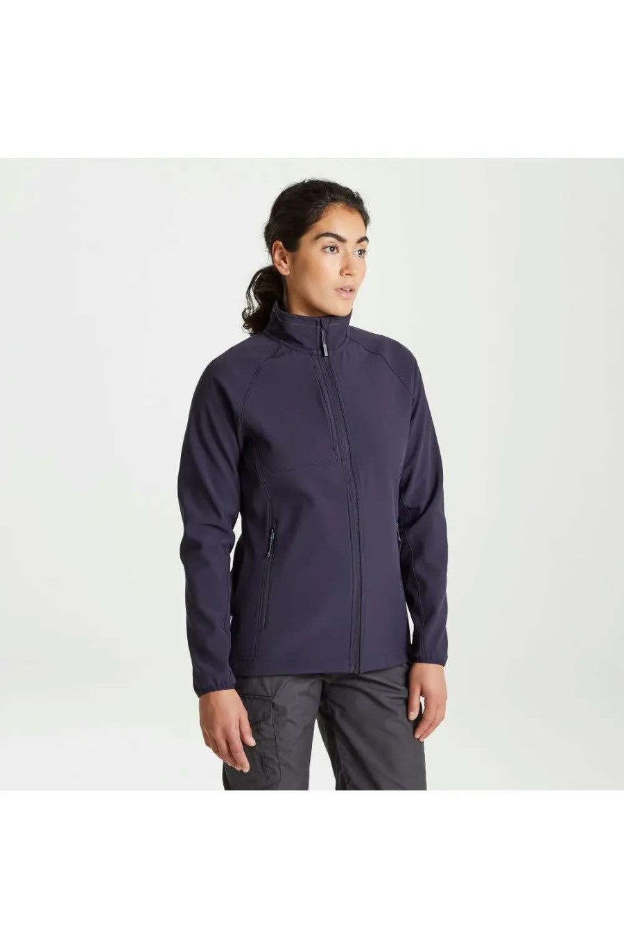 Clearance Craghoppers Womens/Ladies Expert Basecamp Soft Shell Jacket Dark Navy