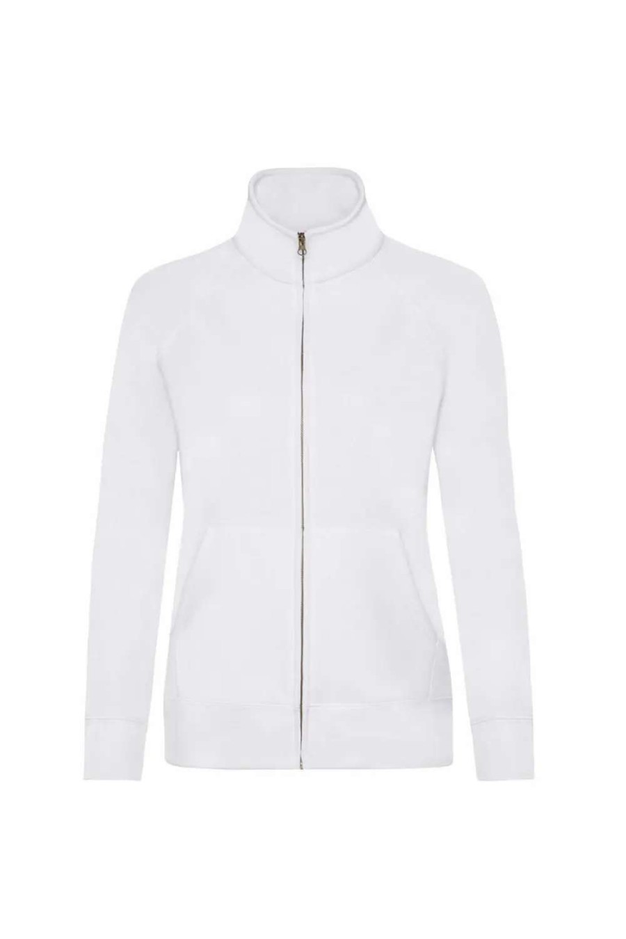 Wholesale Fruit Of The Loom Of The Loom Ladies/Womens Lady-Fit Sweatshirt Jacket ( ) White