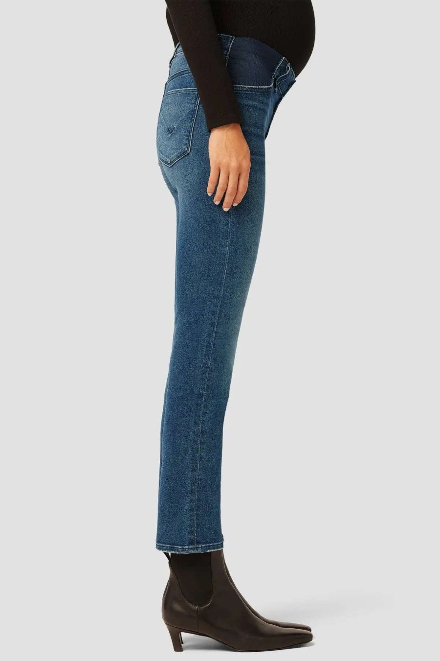 Online Hudson Jeans Nico Mid-Rise Straight Ankle Jean (Maternity) Head Over Heels