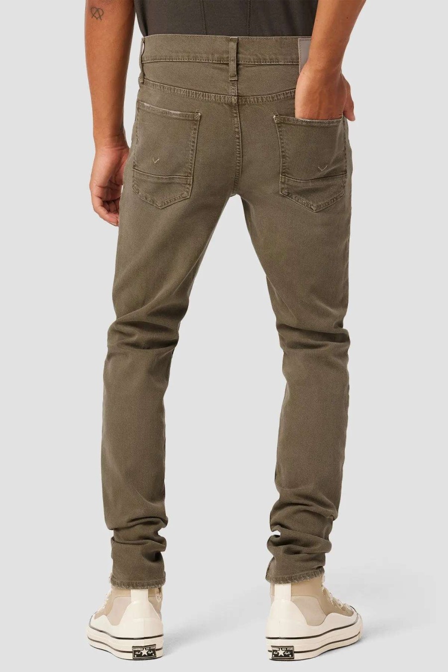 Clearance Hudson Jeans Axl Slim Jeans Dk Olive