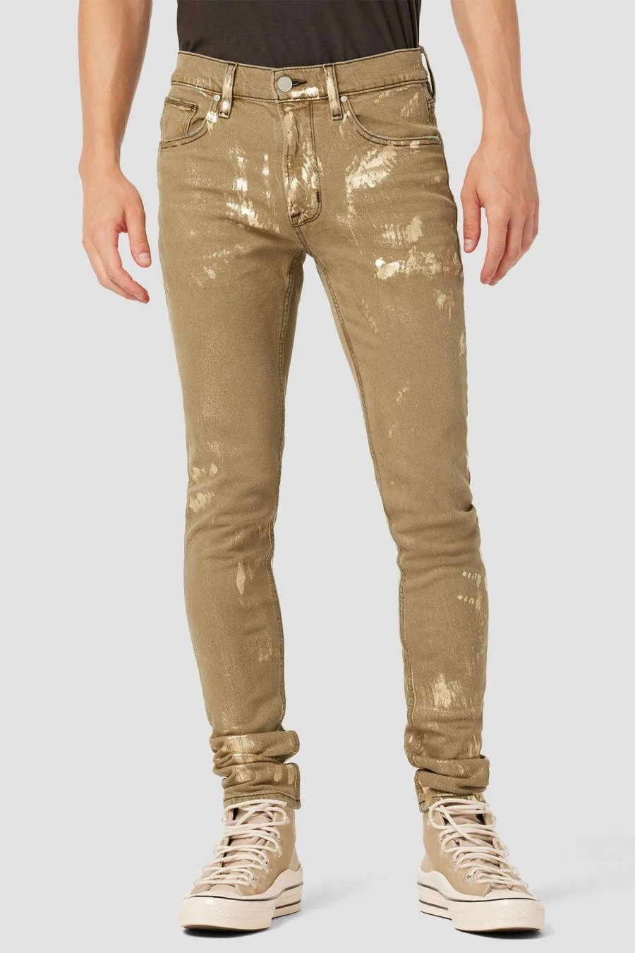 Wholesale Hudson Jeans Zack Skinny Zip Fly Jean Bronze Foil