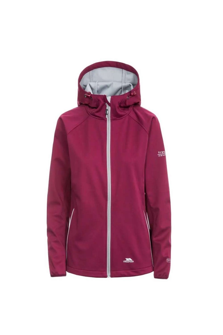 New Trespass Womens/Ladies Sisely Waterpoof Softshell Jacket ( ) Grape Wine