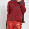 Online Lysse Jessie Cropped Sweater Mixed Animal