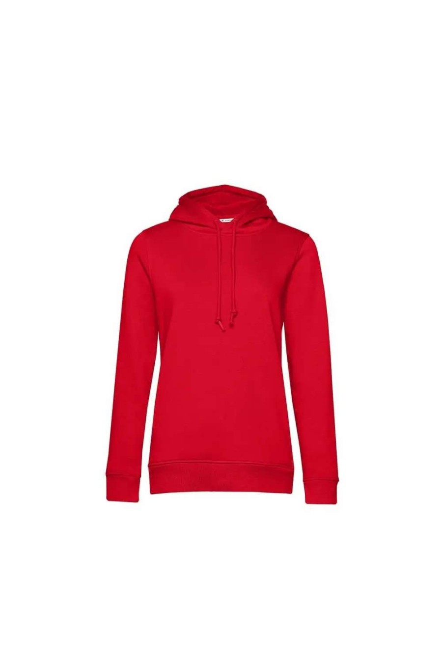 New B&C B&C Womens/Ladies Organic Hoodie ( ) Red