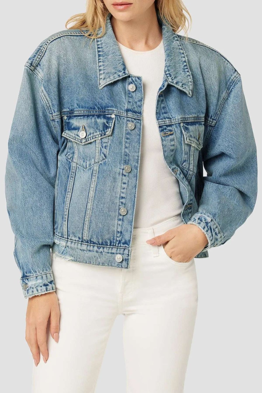 Best Hudson Jeans Brea Swing Trucker Jacket Crush