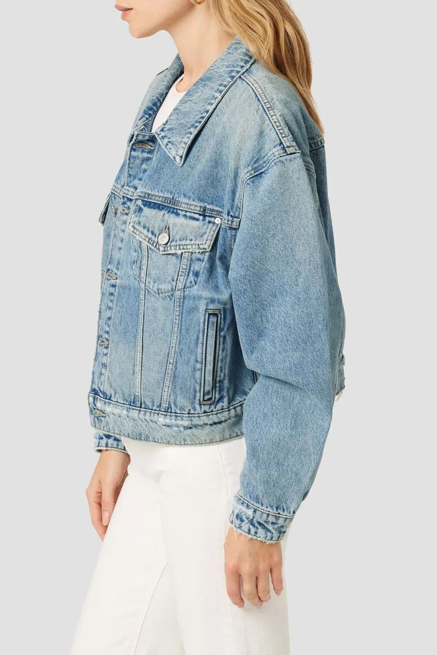 Best Hudson Jeans Brea Swing Trucker Jacket Crush