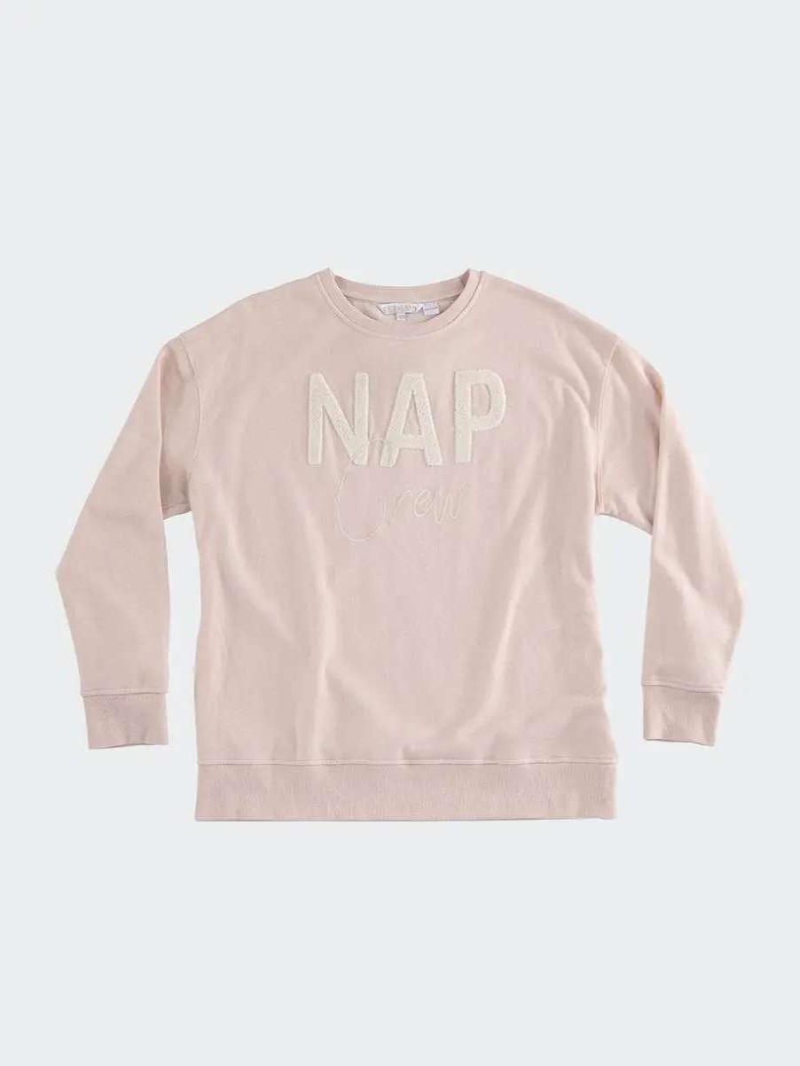 Online Shiraleah "Nap Crew" Sweatshirt Blush