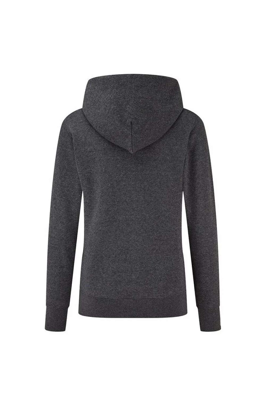 Best Of The Loom Fruit Of The Loom Classic Lady Fit Hooded Sweatshirt ( ) Dark Heather