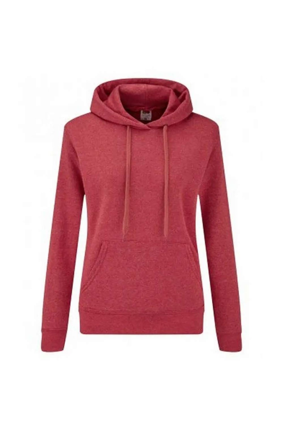 Wholesale Of The Loom Fruit Of The Loom Classic Lady Fit Hooded Sweatshirt ( ) Red Heather