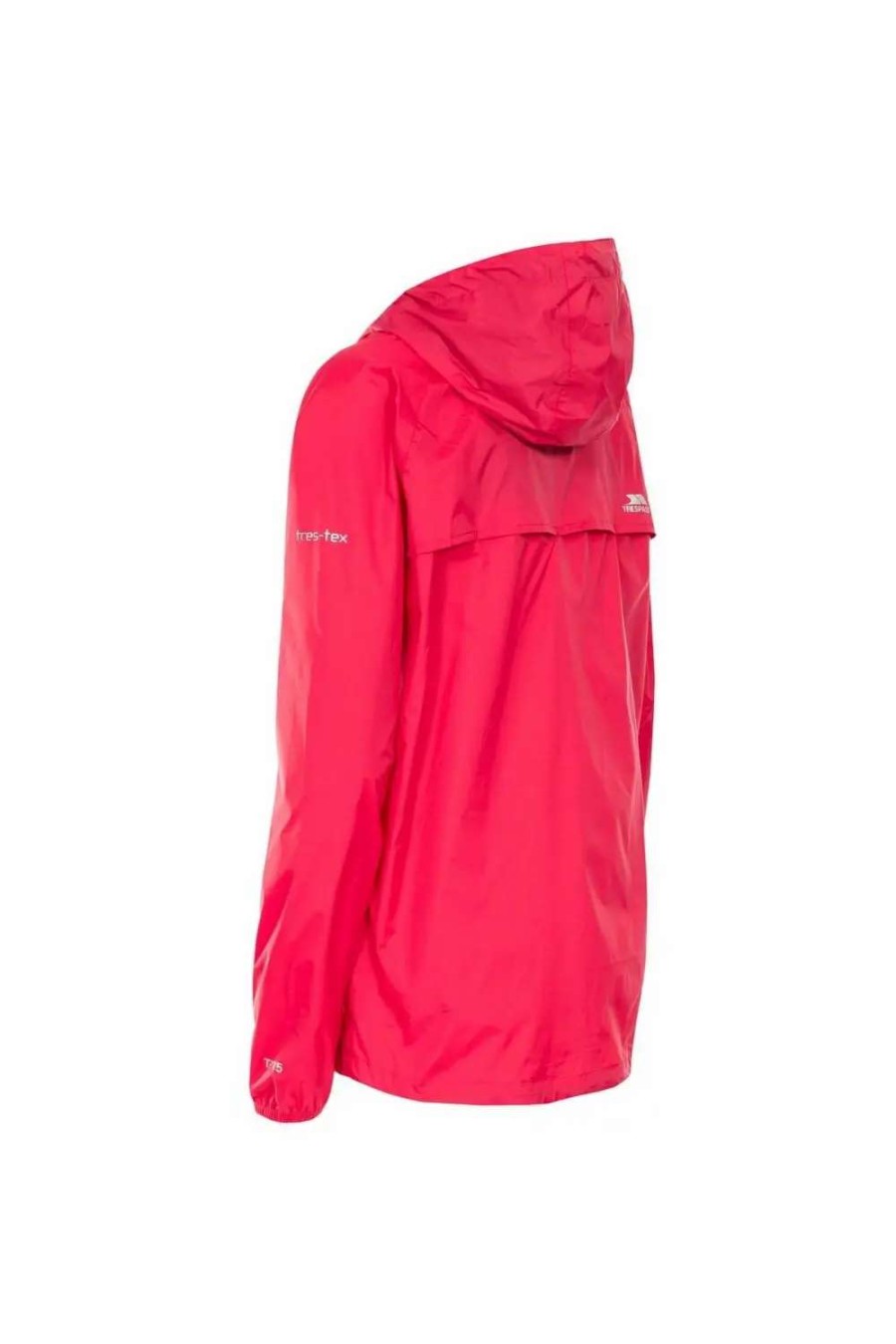 Hot Trespass Womens/Ladies Qikpac Waterproof Packaway Shell Jacket Raspberry