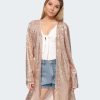 Hot Anna-Kaci Sequin Open Front Cocktail Outerwear Jacket