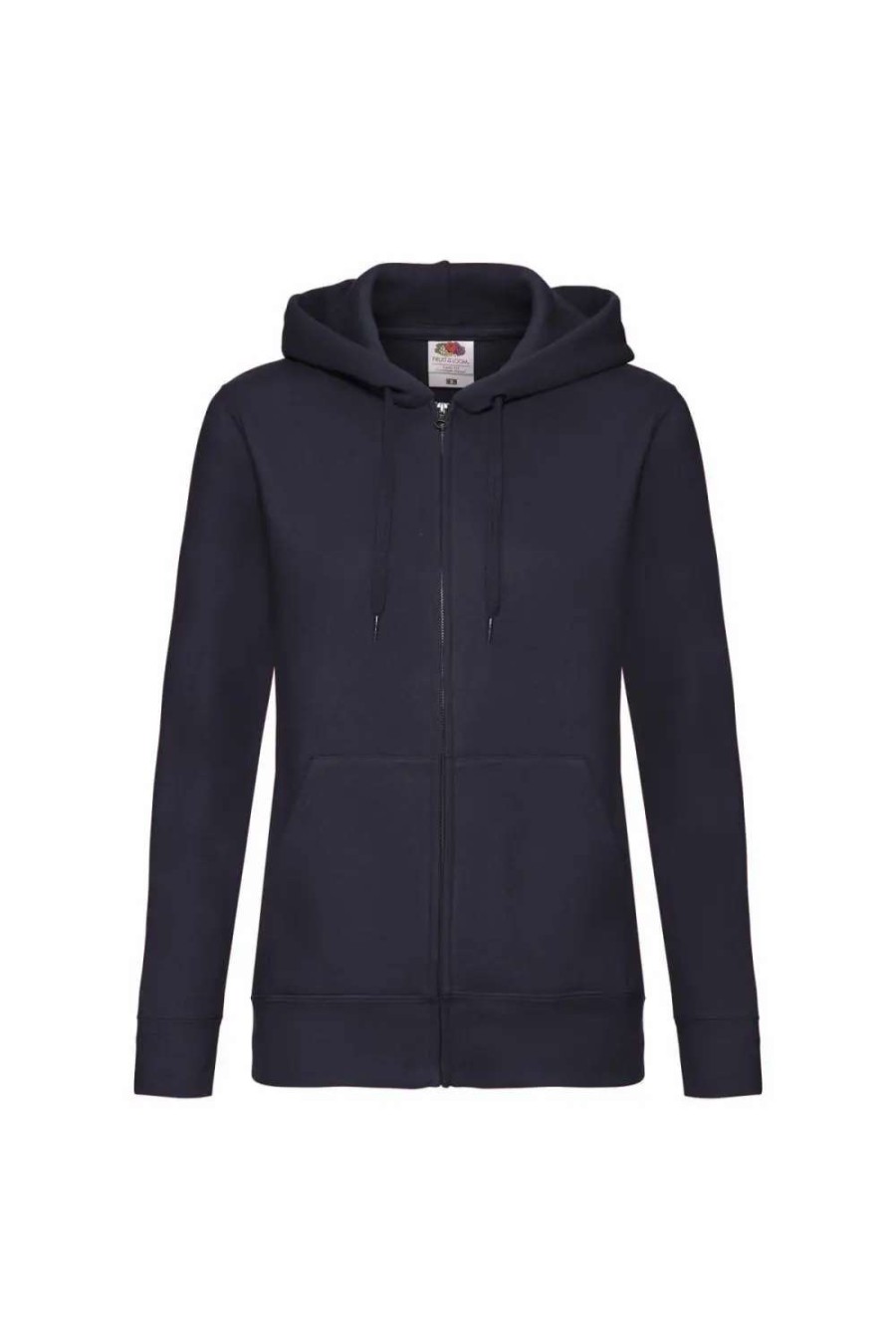 Clearance Fruit Of The Loom Of The Loom Ladies Lady-Fit Hooded Sweatshirt Jacket ( ) Deep Navy