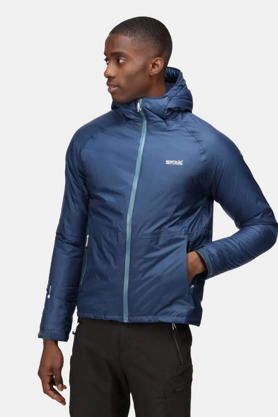 Best Regatta Mens Radnor Insulated Waterproof Jacket Moonlight Denim