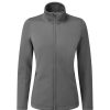 Best Premier Womens/Ladies Sustainable Zipped Jacket Dark Grey