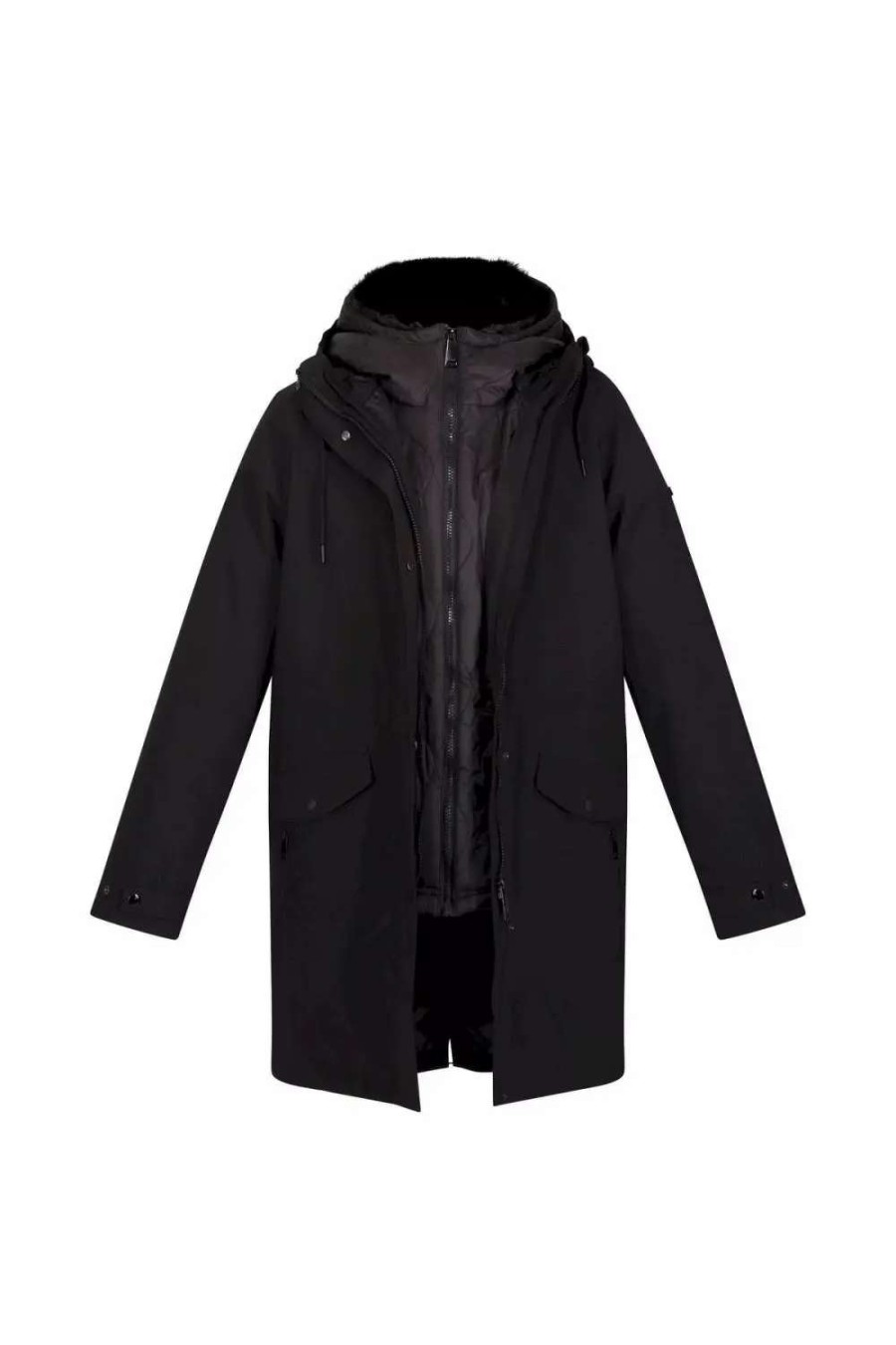 Online Regatta Womens/Ladies Giovanna Fletcher Collection Brentley 3 In 1 Waterproof Jacket Black