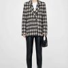 Wholesale Anine Bing Diana Blazer Tan And Black Plaid