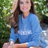 Hot Shiraleah "Lake Weekend" Sweatshirt Blue