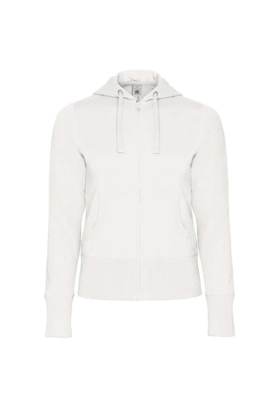 Best B&C B&C Womens/Ladies Full Zip Hooded Sweatshirt/Hoodie ( ) White