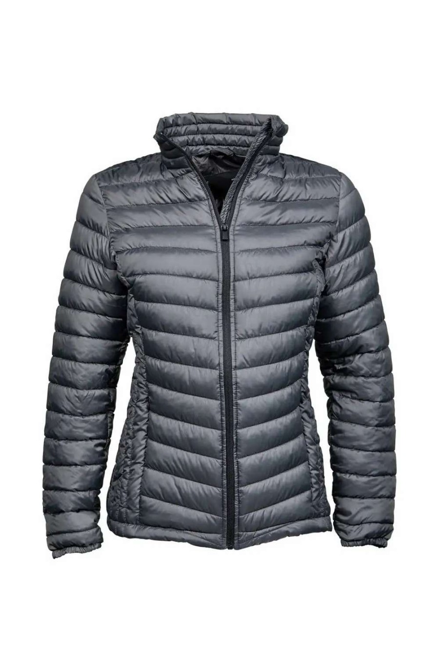 New Tee Jays Womens/Ladies Padded Zepelin Jacket ( ) Space Gray