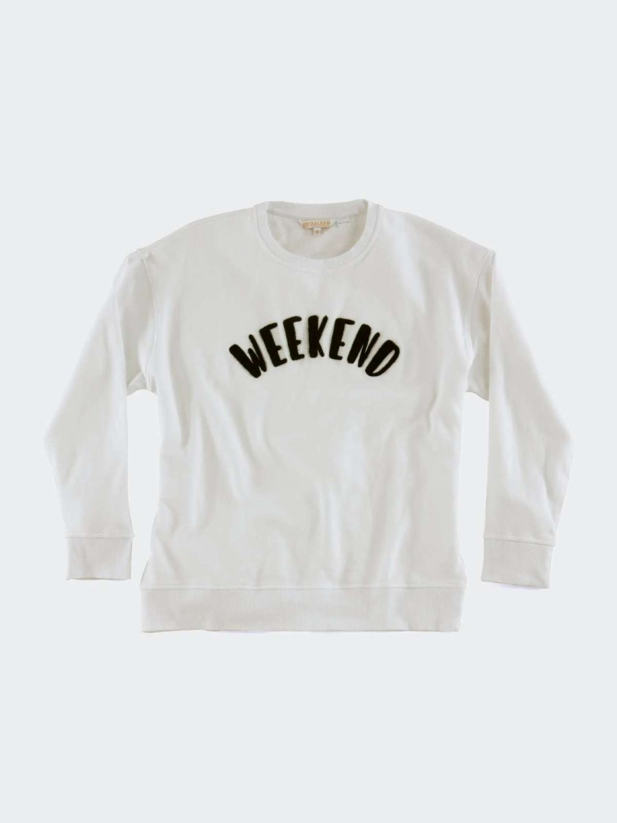 Hot Shiraleah "Weekend" Sweatshirt Ivory