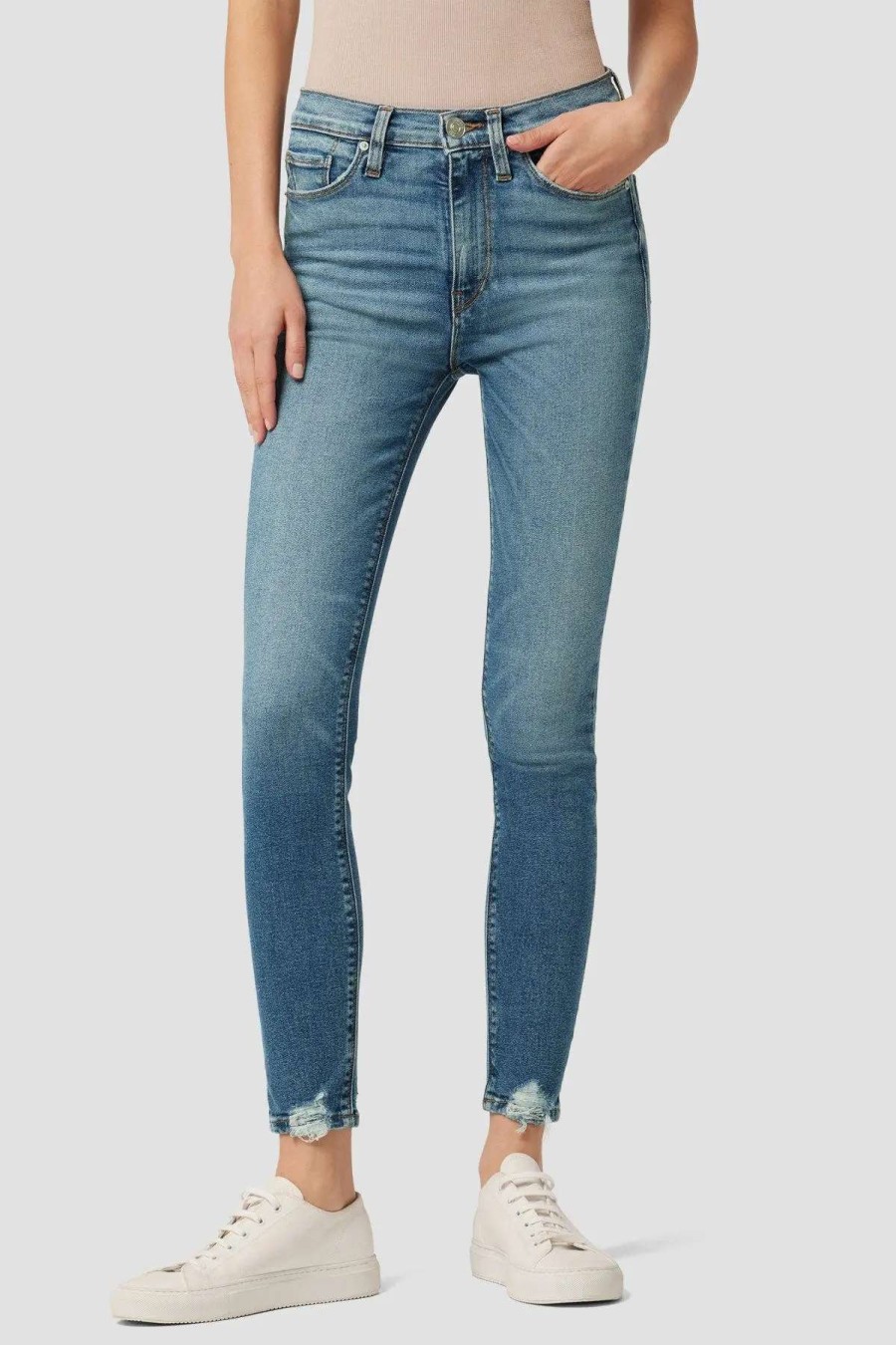 Hot Hudson Jeans Barbara High-Rise Super Skinny Ankle Jean Unbroken