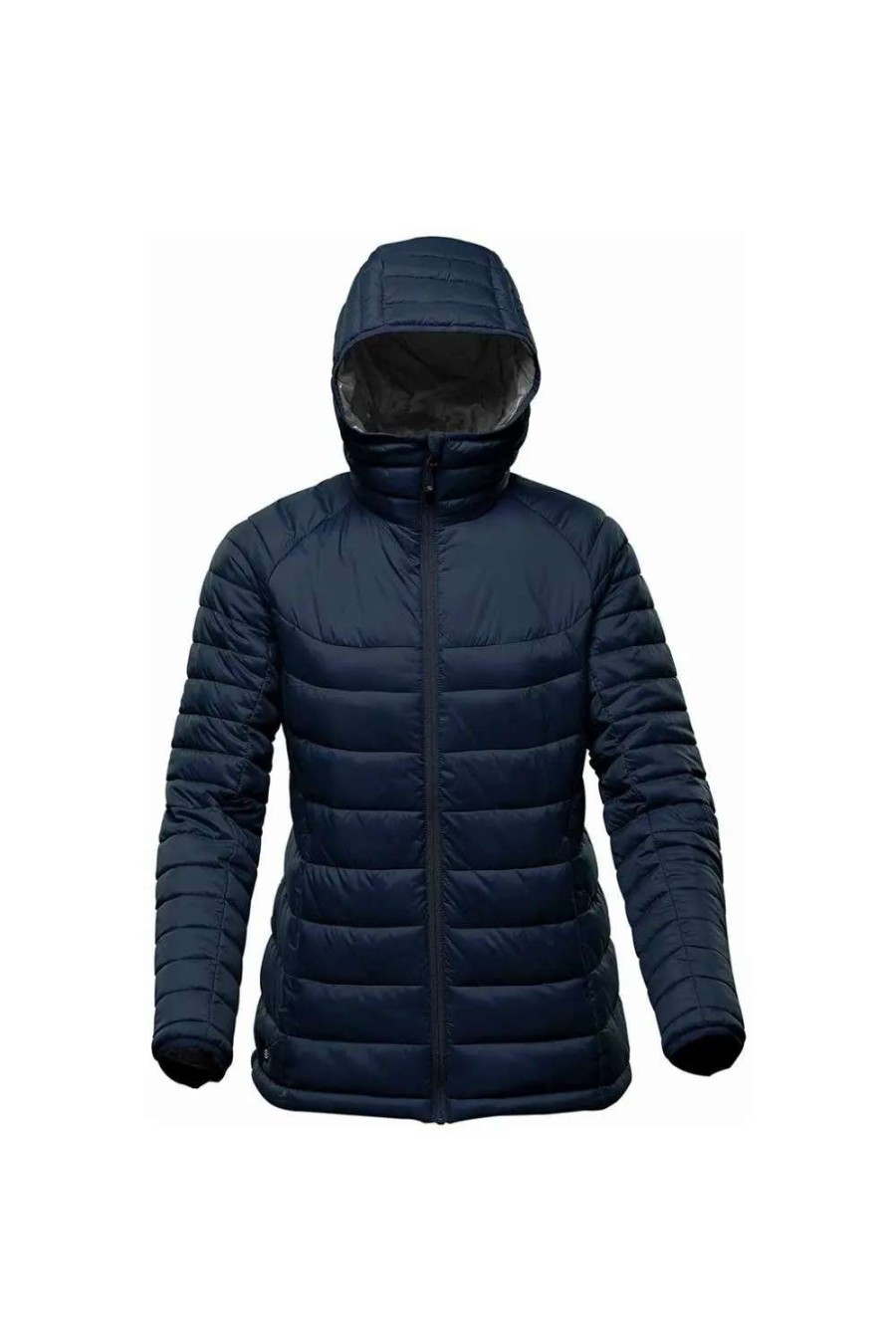 Clearance Stormtech Womens/Ladies Stavanger Thermal Padded Jacket Navy/Graphite Grey