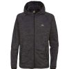 Online Trespass Mens Northwood Full Zip Fleece Hoodie ( ) Black Marl