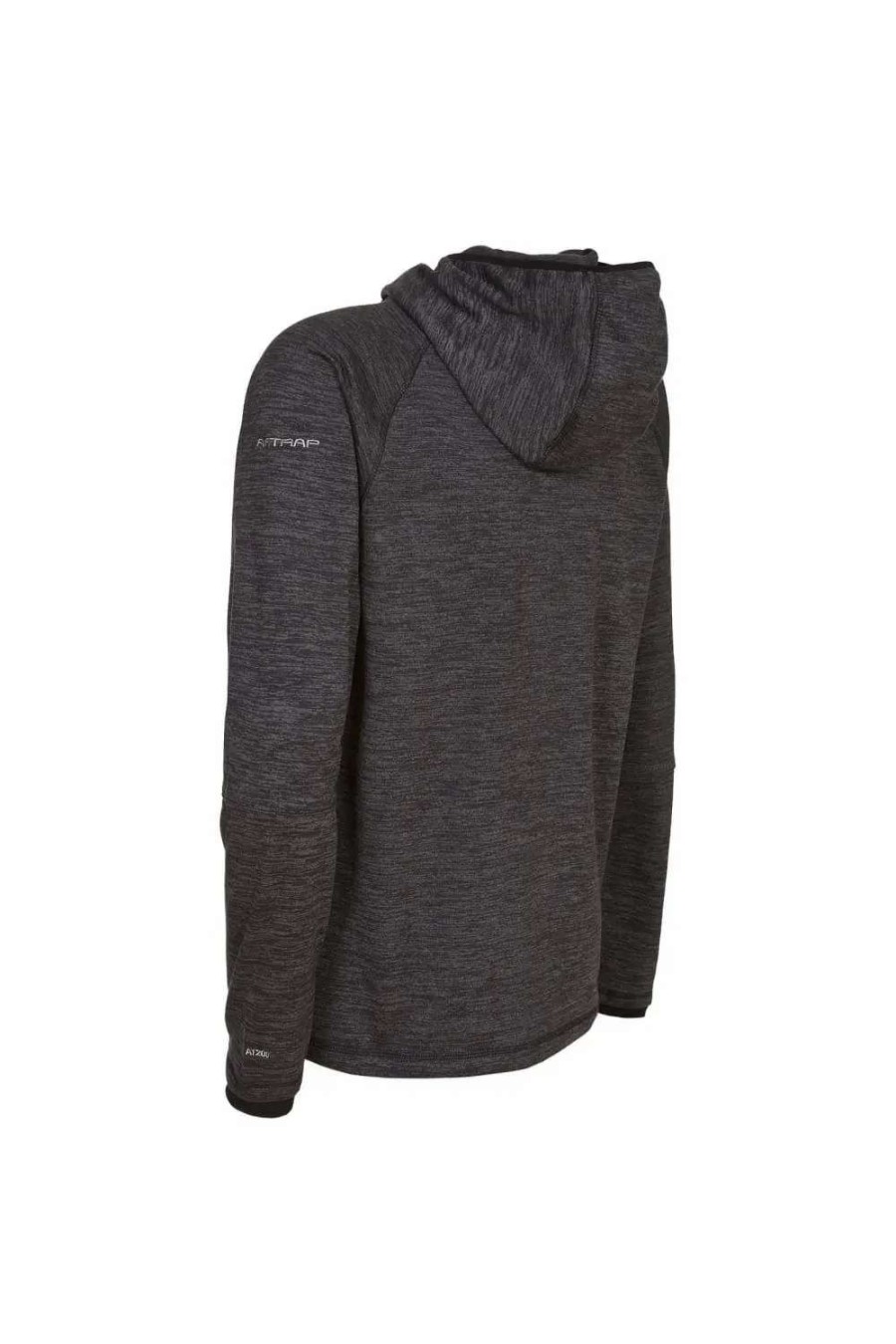 Online Trespass Mens Northwood Full Zip Fleece Hoodie ( ) Black Marl