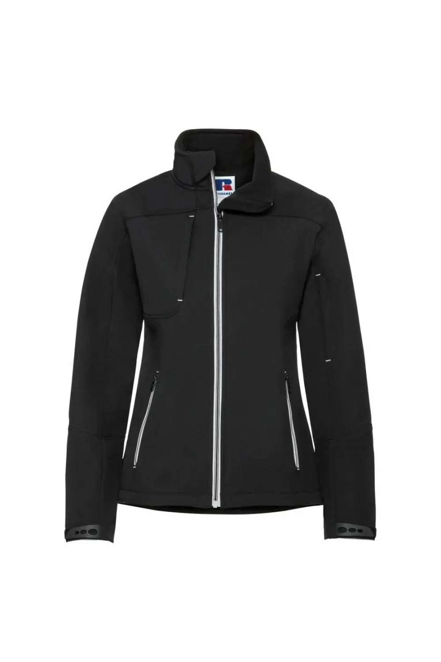 Hot Russell Women/Ladies Bionic Softshell Jacket ( ) Black