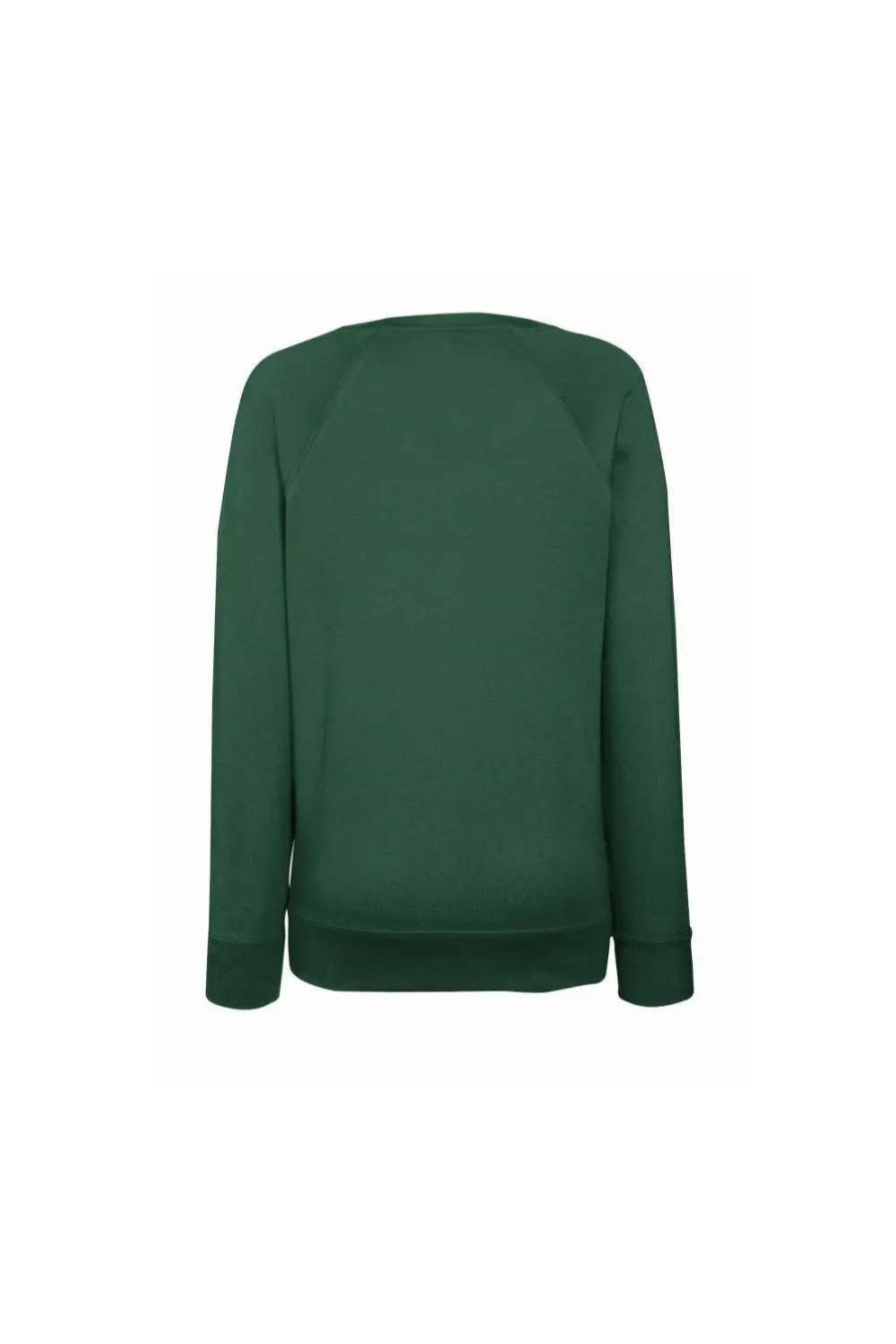 Online Of The Loom Fruit Of The Loom Ladies Fitted Lightweight Raglan Sweatshirt (240 Gsm) Bottle Green