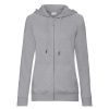 Wholesale Russell Womens/Ladies Hd Zipped Hood Sweatshirt ( ) Silver Marl