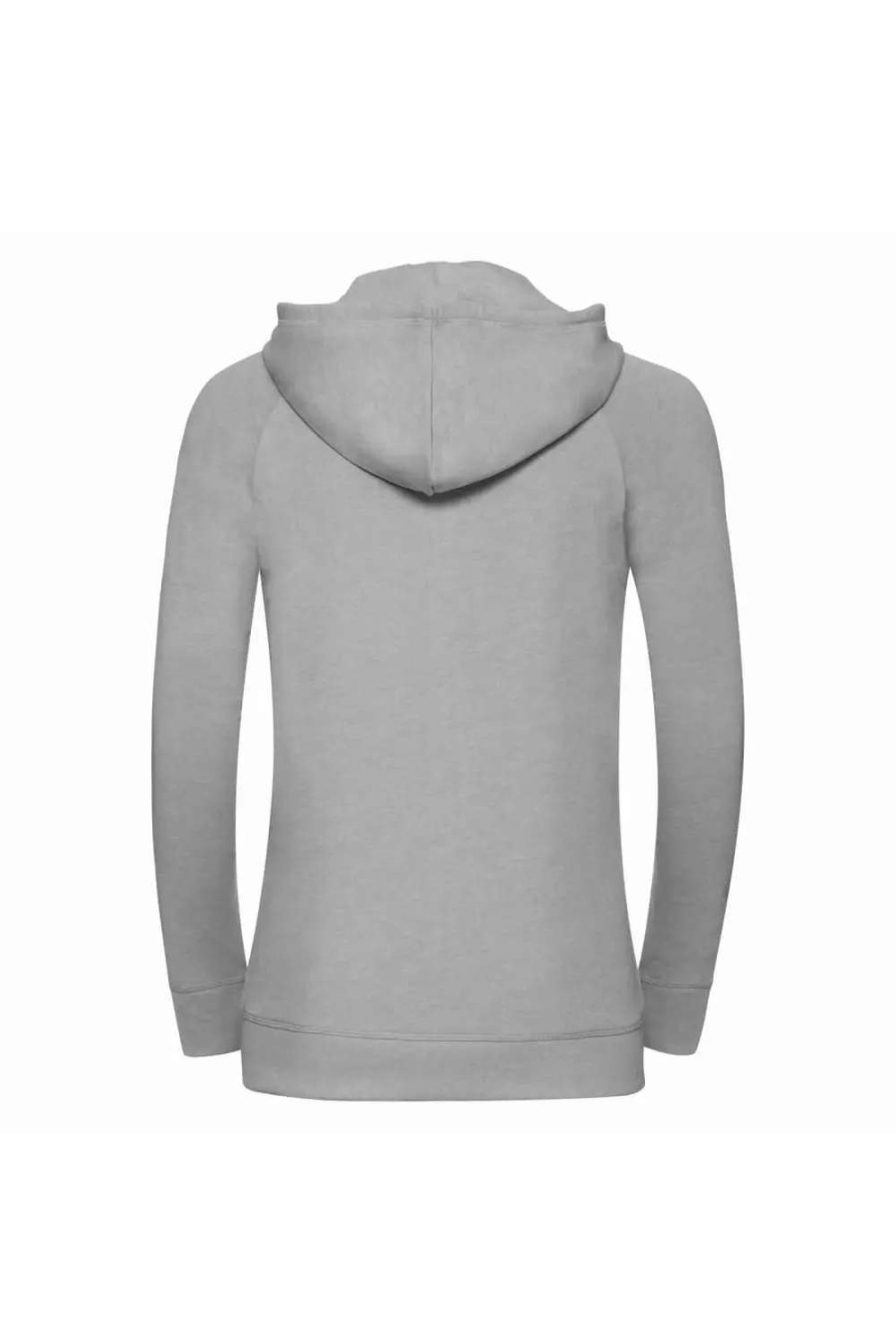 Wholesale Russell Womens/Ladies Hd Zipped Hood Sweatshirt ( ) Silver Marl