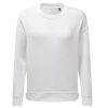 New Tridri Womens/Ladies Recycled Zipped Sweatshirt White