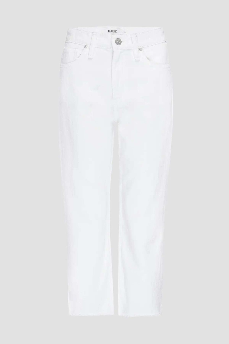 New Hudson Jeans Noa High-Rise Straight Crop Jean White