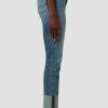 Hot Hudson Jeans Lly High-Rise Straight Ankle Jean Mineral Blue