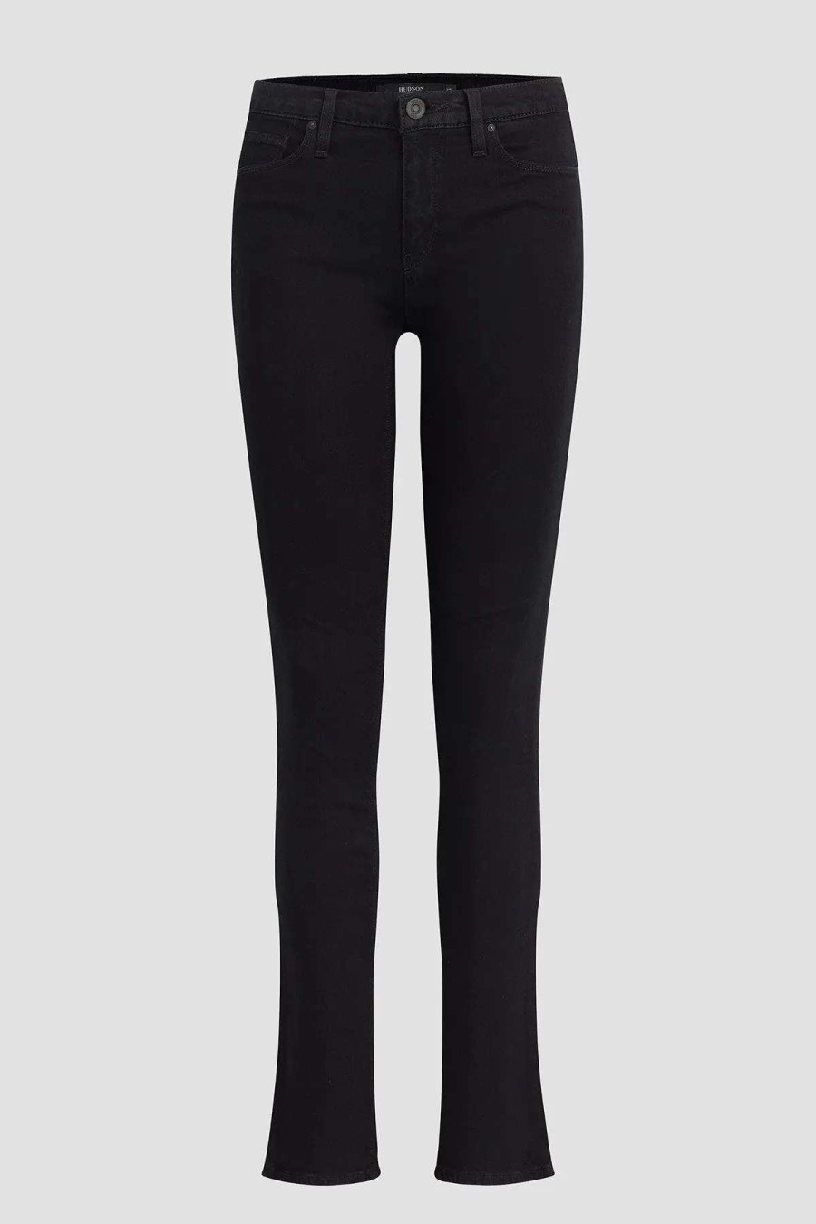 Online Hudson Jeans Nico Mid-Rise Straight Jean Black