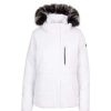 Best Trespass Womens/Ladies Recap Waterproof Jacket White