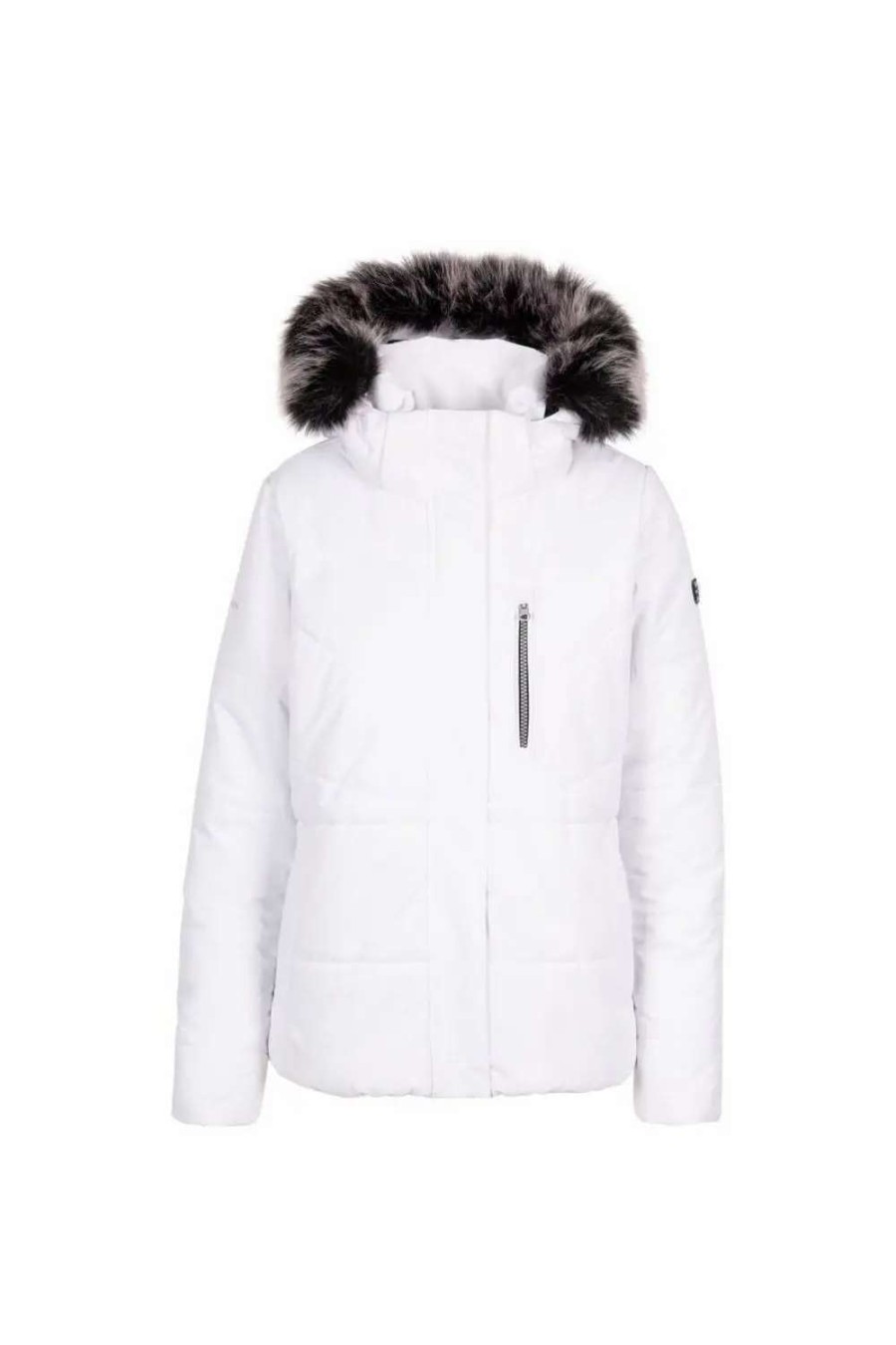 Best Trespass Womens/Ladies Recap Waterproof Jacket White