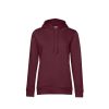 Wholesale B&C B&C Womens/Ladies Organic Hoodie ( ) Burgundy