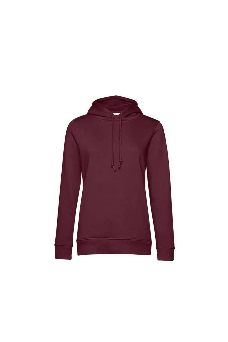 Wholesale B&C B&C Womens/Ladies Organic Hoodie ( ) Burgundy